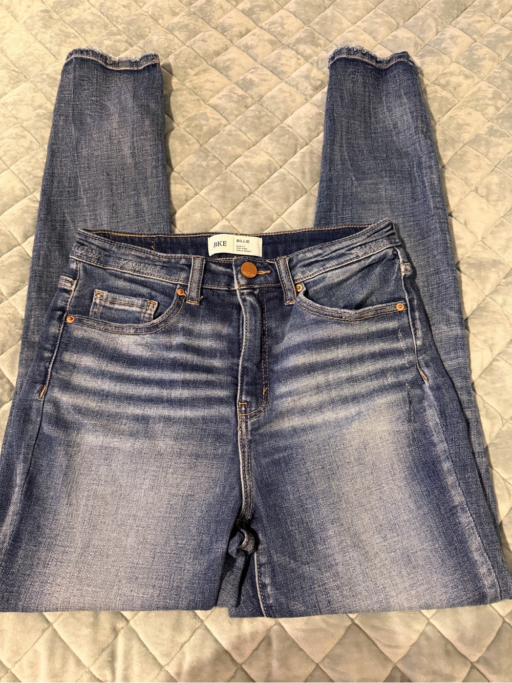 BKE Billie High Rise Slim Fit Ankle Skinny Jeans - size 27